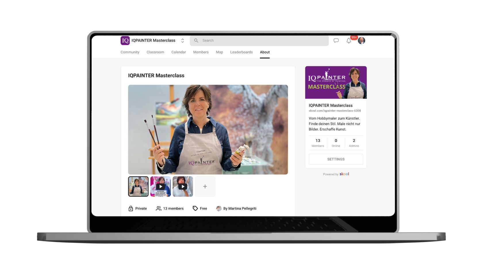 Masterklass OS Mockup